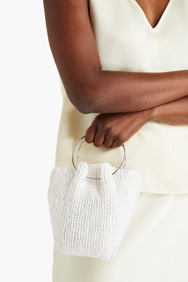 100% Authentic BNWT THE ROW Flat Micro Circle Crochet Tote Mini