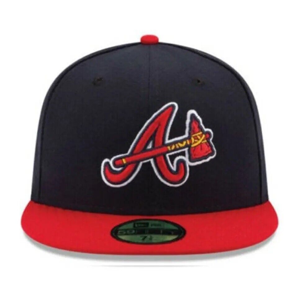 59FIFTY ATLANTA BRAVES AS1972 NEW ERA 朝岡 New Era MLB Atlanta Braves Team Tomahawk Logo Authentic