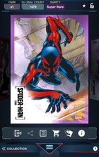 Topps Marvel Collect 2024 Topps Chrome 24' Purple Base Craft - Spider-Man 2099