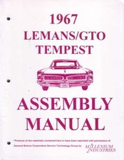 1967 Pontiac Tempest Factory Shop Service Manual