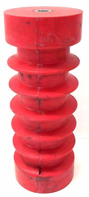 UNKNOWN BRAND EPOXY INSULATOR, 3/8'' THREAD, 2 3/4'' DIAMETER, 7 1/8'' HEIGHT