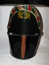 Antique Colorful Tole Handpainted Large Feed/Grain Scoop Painted Nov. 18, 1976