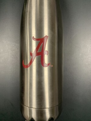 Alabama Crimson Tide Insulated Stainless Steal Drink Bottle w/ Lid Giant Size A