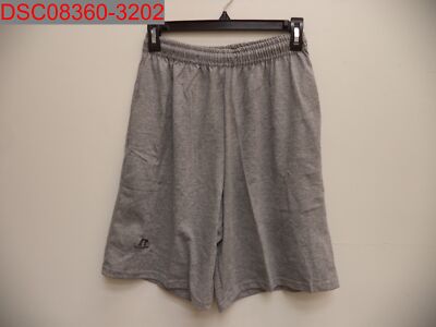 Russell Athletic Men's Oxford Grey Basic Cotton Pocket Short, Sz S 640779888463