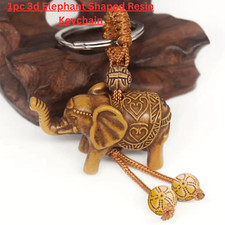 Pearl Elephant Animal Shaped Diamante Rhinestone Bag Charms Handbag Keyrings