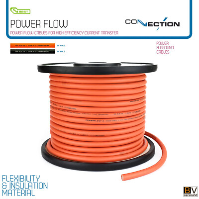 1 x Meter Stromkabel Connection Best PF 4 OR.2 18,70 mm² 4 AWG Verstärker Kupfer