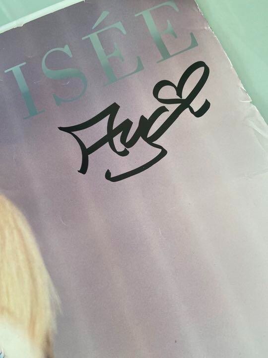 Set of 2 autographed Ayumi Hamasaki posters sign Not for sale