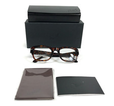 Persol Eyeglasses Frames 3297-V 24 Polished Havana Square Full Rim 50-21-140