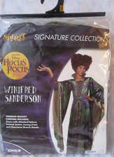 Spirit Halloween Hocus Pocus Winnie Sanderson Costume Dress Child Small 8-10 NEW