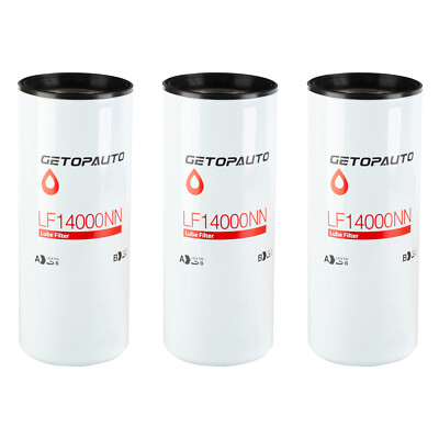 3 Pcs LF14000NN Oil Filter For Cummins ISX ISM QSX QSM QST X15 Replaces 4367100