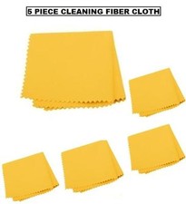 5pc Pro Cleaning Fiber Cloth for Camera Lenses LCD viewfinders  more