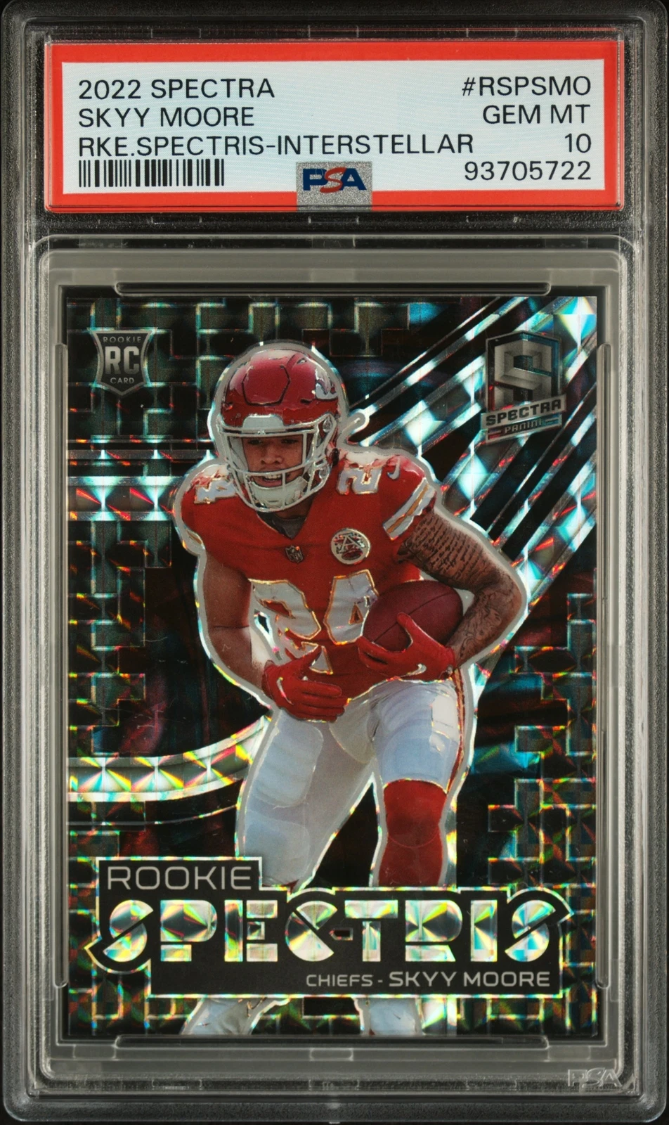 Skyy Moore Panini Spectra Rookie Spectris #RSPSMO Interstellar