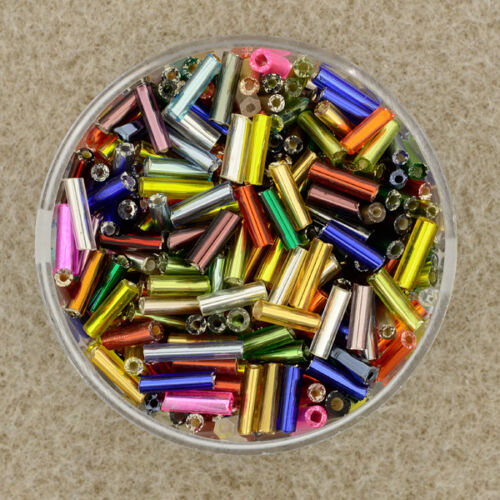 Glasstifte mit Silbereinzug Stifte Stiftperlen 2mm / 6mm Farbauswahl - Bild 41 von 41