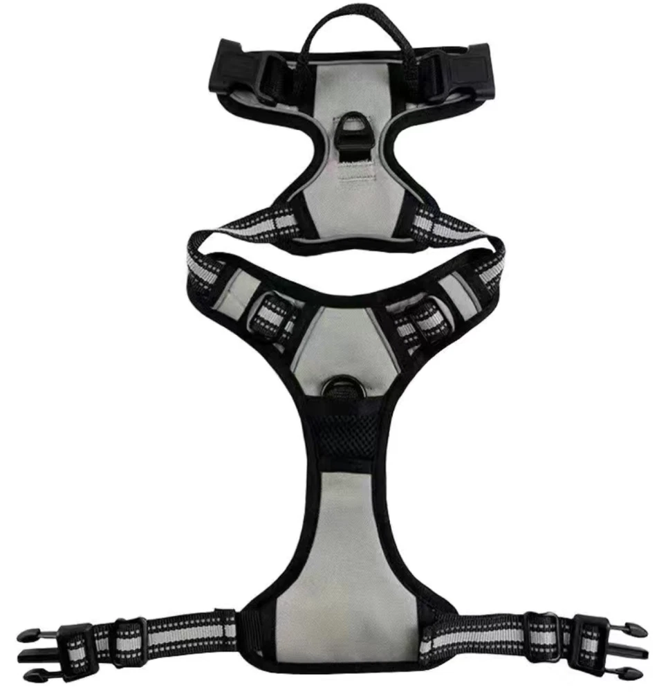 Dog Harness & Training Leash No Pull Control Adjustable Large Handle Heavy Duty