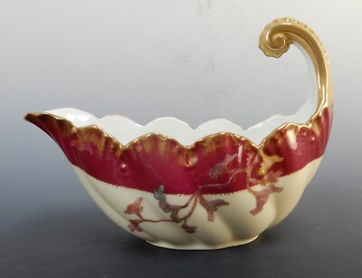 Vintage Limoges Alfred Lanternier AL Anchor 1890s Mark Gravy Bowl