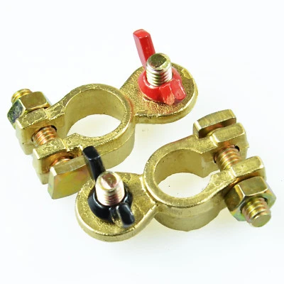 2 Stück M8 Batterieklemmen Mit Flügelmutter 12v 24V Polklemmen Batterieanschluss