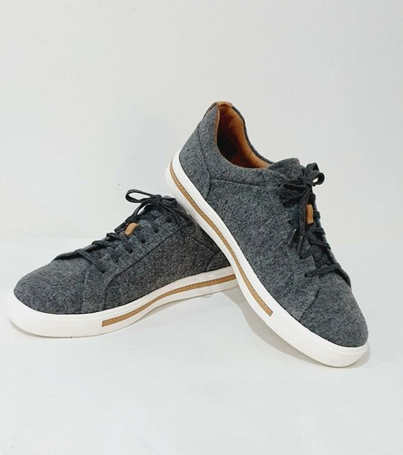 Scarpe da ginnastica Clarks uomo Trigenic Flex grigio lana foderate calde taglia UK 7 D - Foto 8 di 10