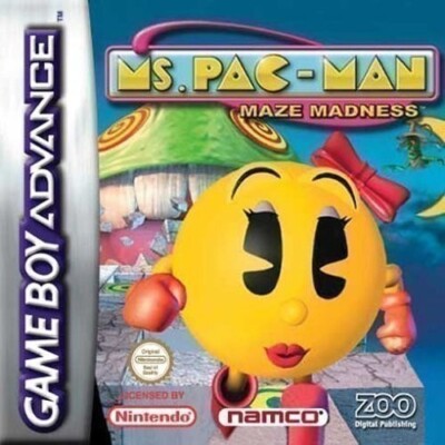 Nintendo GameBoy Advance Spiel - Ms. Pac-Man: Maze Madness Modul