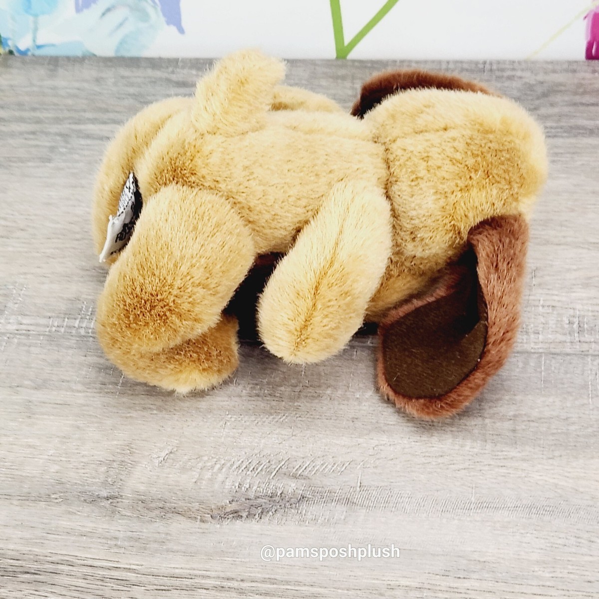 Russ Berrie Chipper Brown Tan Puppy Dog Plush 8