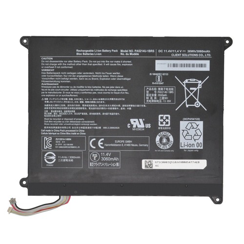 PA5214U-1BRS Battery Akku für Toshiba Portege Z20T-B Z20T-C WT20-B batterie Accu - Bild 3 von 3