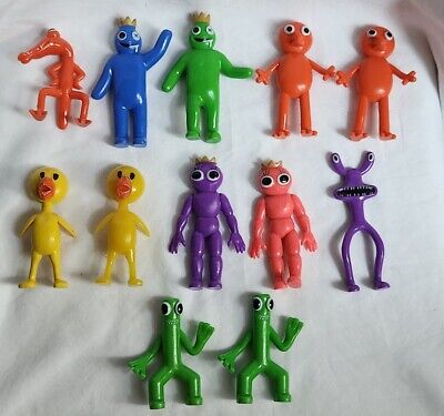 Rainbow Friends Mixed Lot of 12 Roblox Plastic Action Figures 