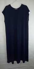 J. Jill Dress SzXL Petite Navy Blue Dress Sleeveless Wearever Collection Pockets