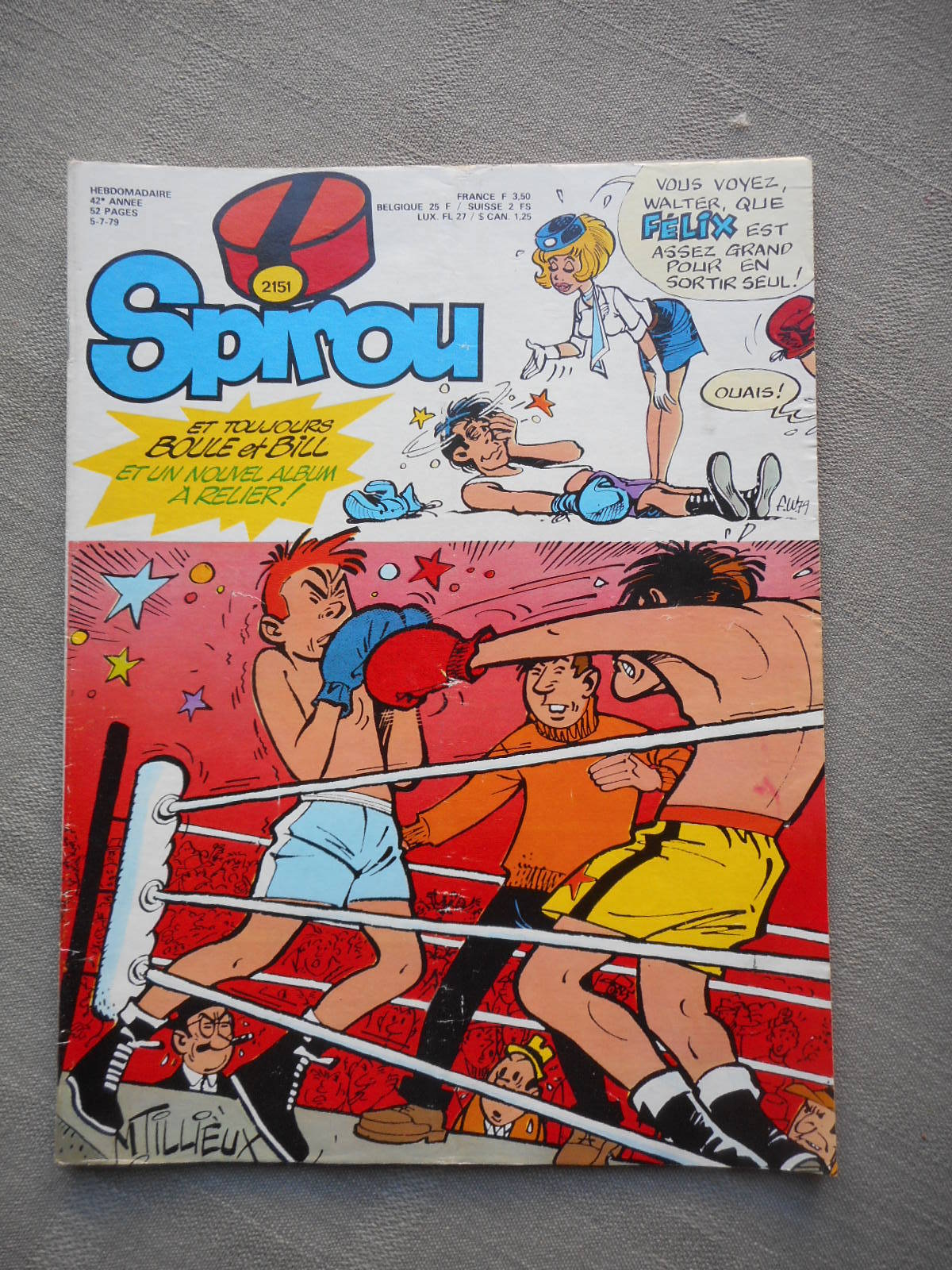 Spirou Weekly No. 2151 Good Condition