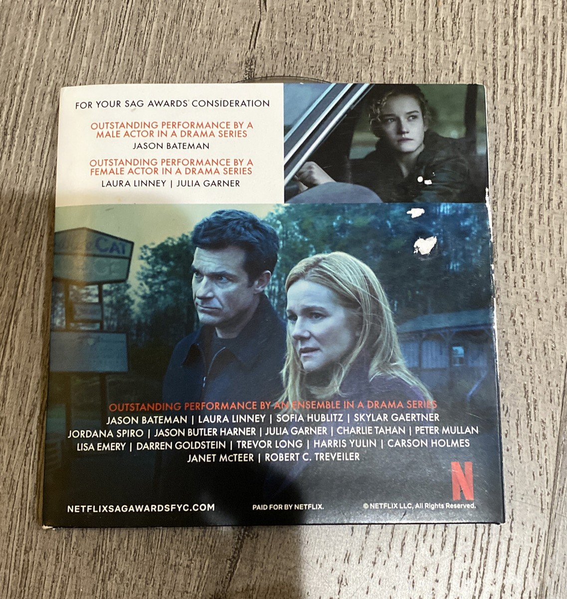 OZARK Season 2 FYC DVD 3-disc Set & Season 1 Episode 10