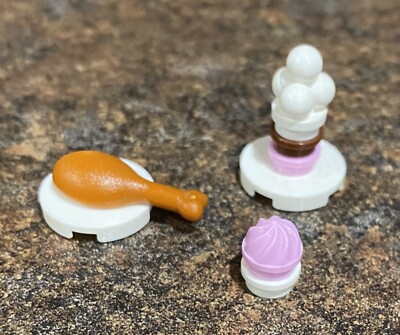 Lego 75954: Hogwarts Great Hall Food Pieces Chicken Ice Cream