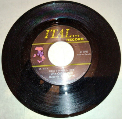 REMO GERMANI & JOSIE Ora che sei qui/Love grows M- 1970 Canada