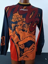 maglia FOOTBALL calcio vintage FOOTBALL GOALKEEPER UHLSPORT TG M-L