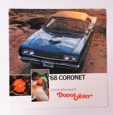 1968 Dodge Coronet Car Auto Brochure
