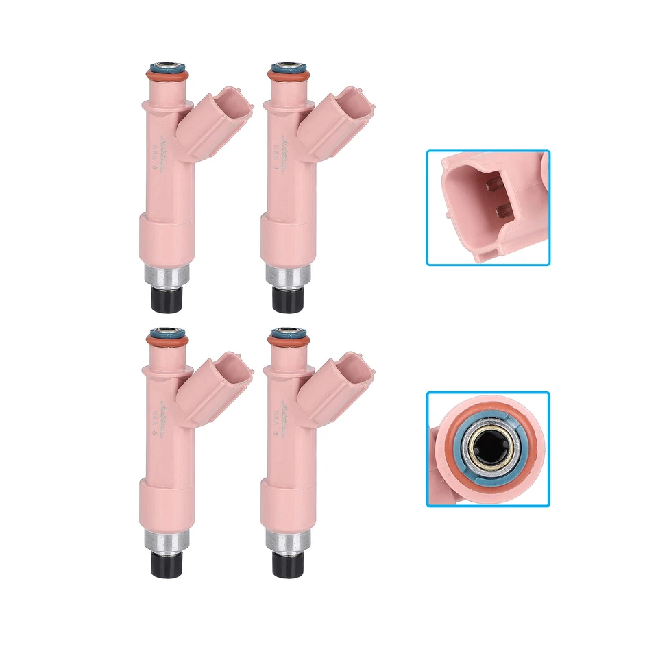 4 piezas inyectores de combustible OEM 2320921090 aptos para Toyota Prius C 2012-2019 1,5 l L L4 Foto 2 de 4