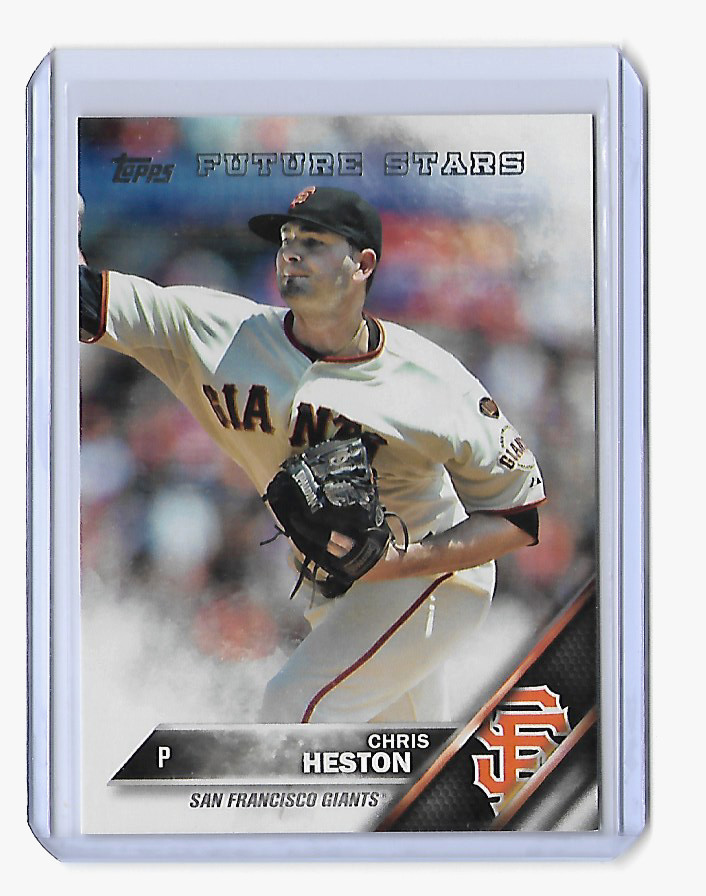2016 TOPPS CHRIS HESTON BASE CARD - CARD #267 - SAN FRANCISCO GIANTS - FREE SHIP