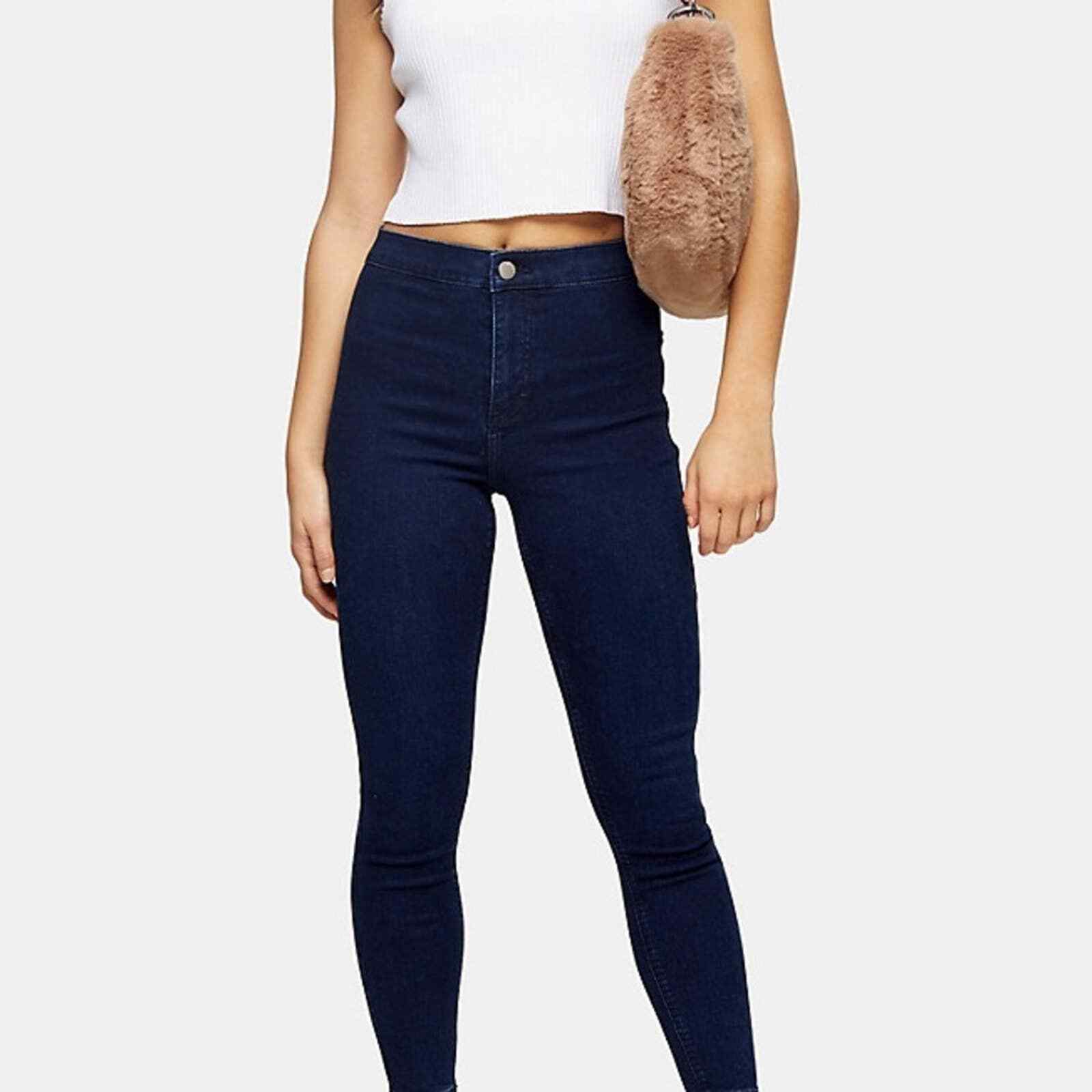 topshop joni indigo jeans