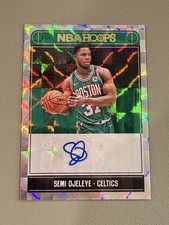 Semi Ojeleye 2017-18 Panini NBA Hoops Rookie Autograph Card #RA-SOJ AUTO. rookie card picture