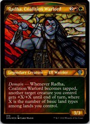Radha, Coalition Warlord (Showcase) Foil - Dominaria United #310