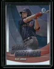 Blaze Jordan 2022 Bowman Chrome Shades of Greatness Boston Red Sox #SG-18