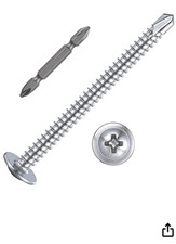   100pcs  8 2  for Sheet Metal Self-Tapping Screws 410 Stainless Steel Truss Head