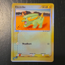 Pokémon Electrike Error Card Ruby and Sapphire 52/109 50 HP Reverse Holo English on eBay