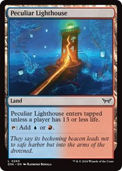 Peculiar Lighthouse 265/469 Common Land - Duskmourn: House of Horror - MTG