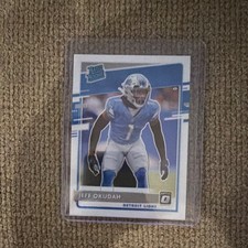 Panini Donruss Optic Rated Rookie #193 Jeff Okudah Detroit Lions 2020 NFL