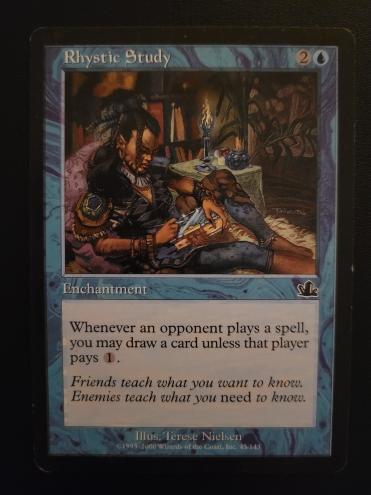 Rhystic Study - Prophecy 2000 - LP - Commander Staple - MTG