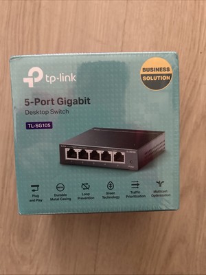 TP-Link 5 Port Gigabit Desktop Switch  TL-SG105 Desktop Switch NEW