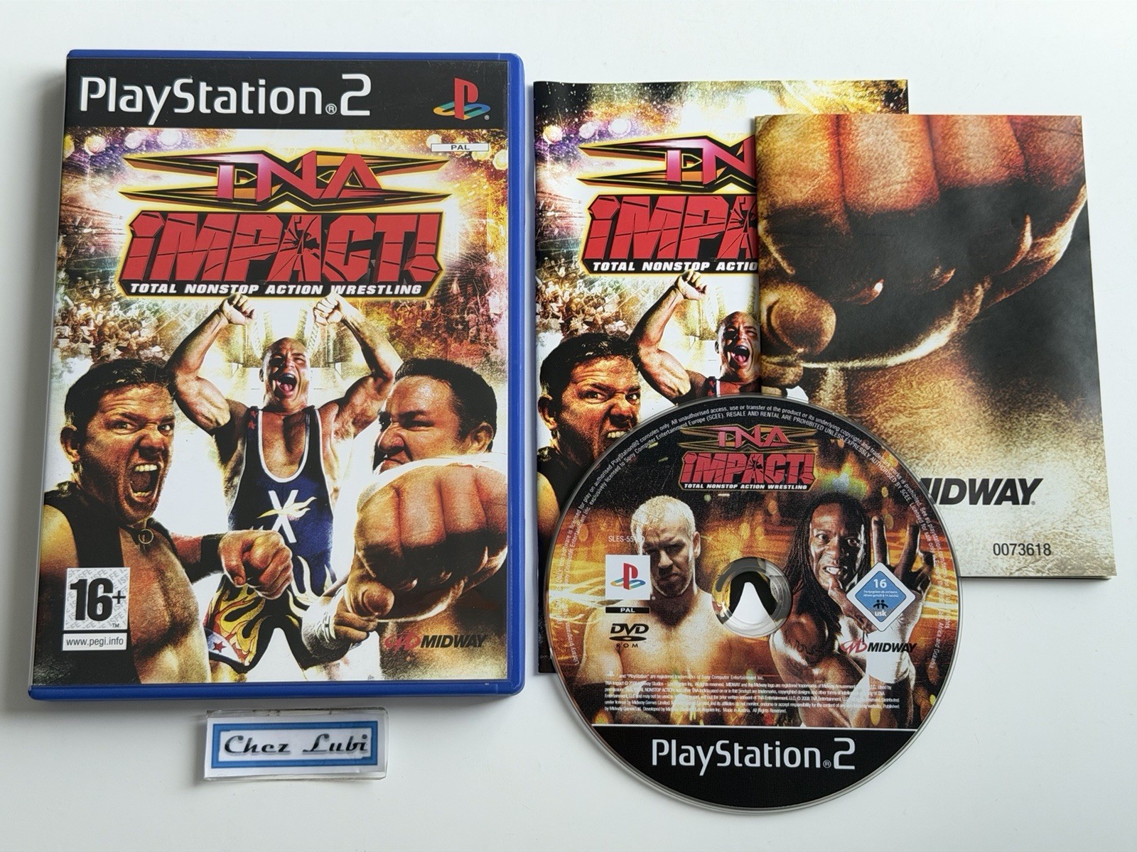 TNA Impact (Total Nonstop Action Wrestling) - Sony PS2 - PAL FR - Avec Notice