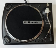 Numark DJ Turntable TT-1625 Black Quartz Direct Drive w/ Felt Slipmat NO STYLUS
