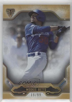 2020 Topps Triple Threads Gold 19/99 Mookie Betts #43 04ak