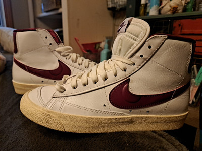  Nike Blazer 77 Vintage Mid Burgundy Size 7.5