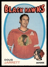 1971-72 O-Pee-Chee Vintage OPC Set Break Doug Jarrett Chicago Blackhawks #208