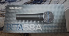 Shure Beta 58A Supercardioid Dynamic Vocal Microphone